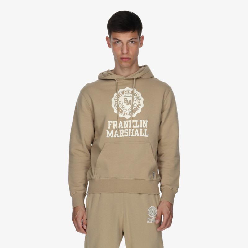 Franklin & Marshall Pulóver DIAGONAL COTTON FLEECE 
