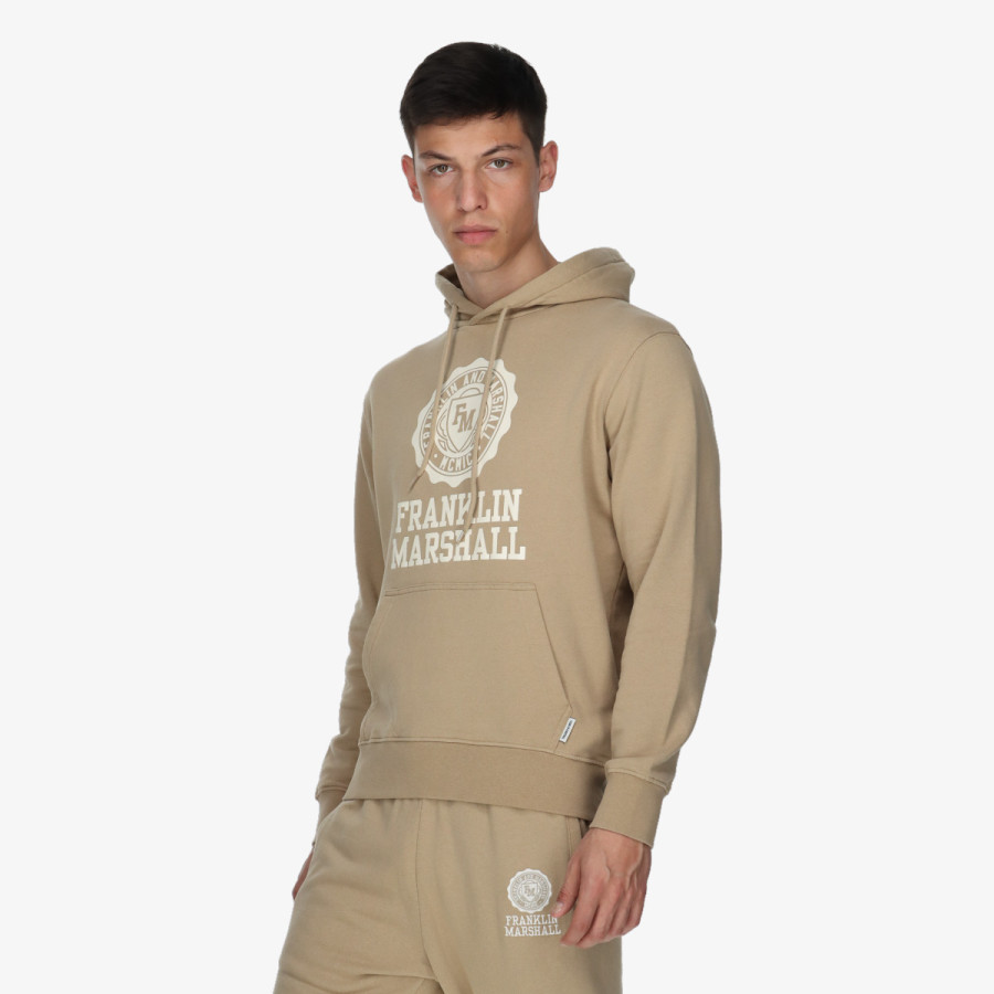 Franklin & Marshall Pulóver DIAGONAL COTTON FLEECE 