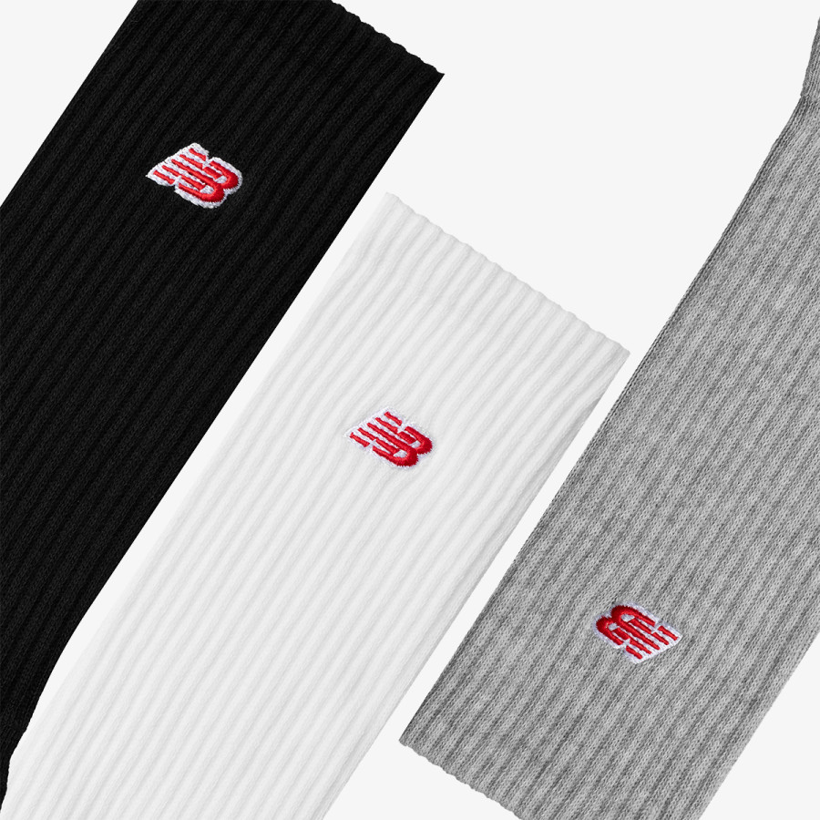 New Balance Zokni Patch Logo Crew 3 Pack 