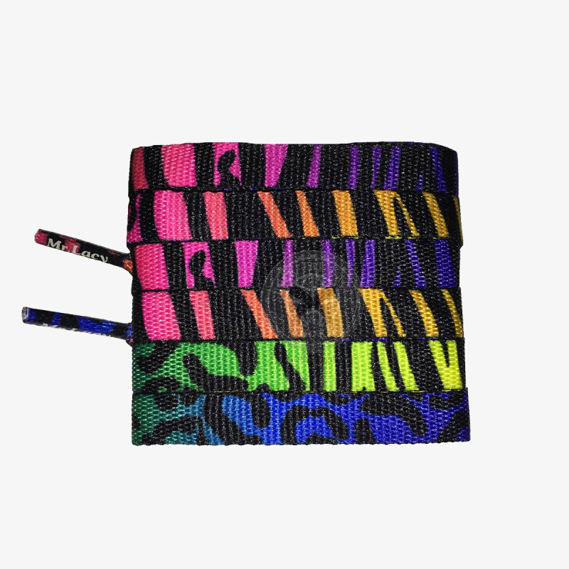 MR LACY Cipőfűző Mr Lacy vezice - Printies, Animal Color 