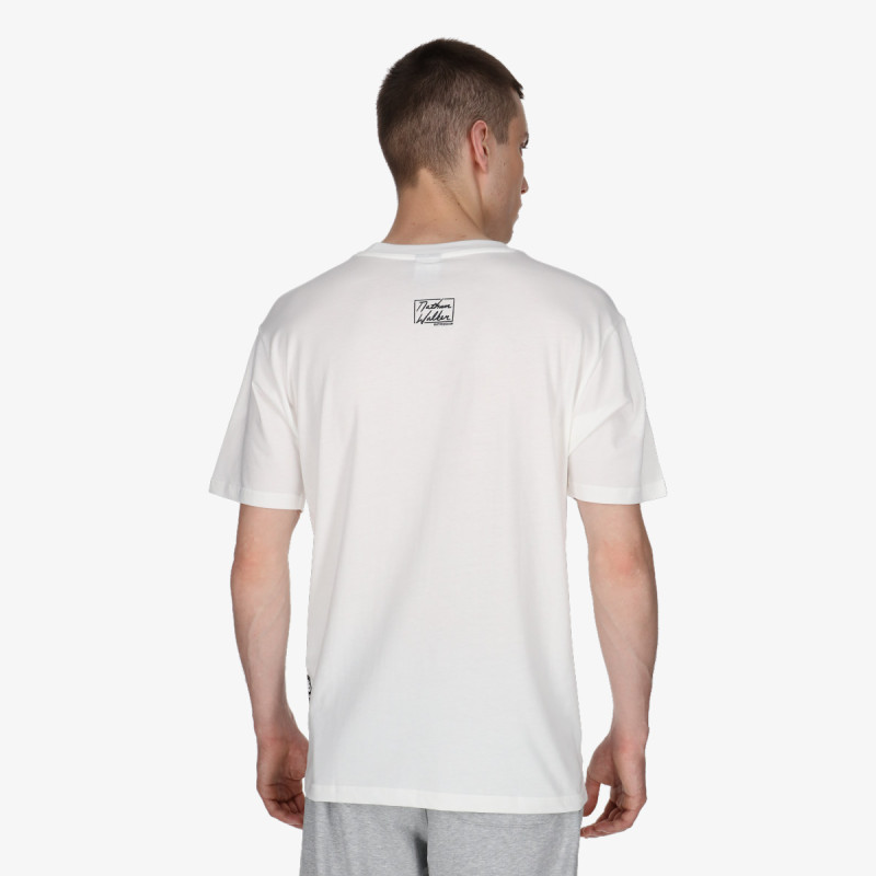 New Balance Póló Hoops Cotton Jersey Short Sleeve T-shirt 