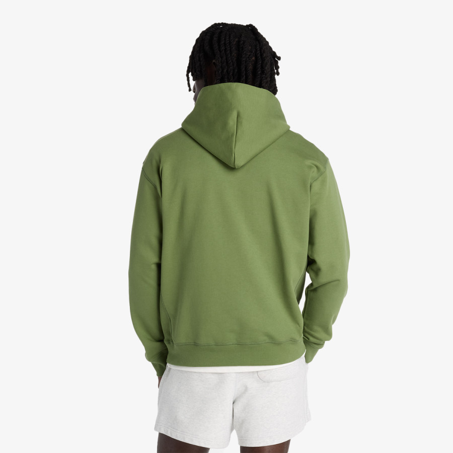 New Balance Pulóver Athletics French Terry Hoodie - UTILITY 