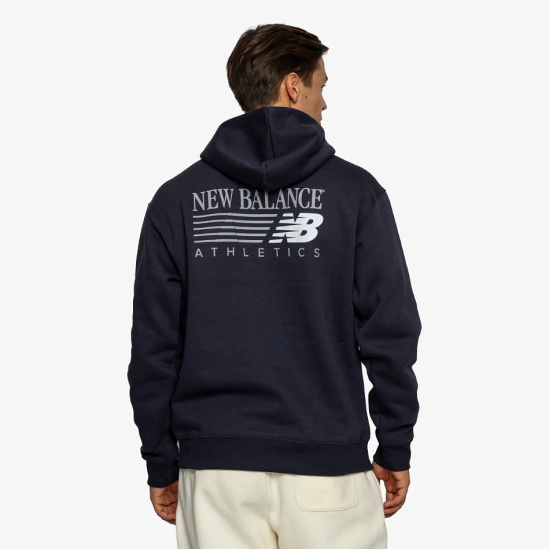 New Balance Pulóver Reimagined Fleece Hoodie 