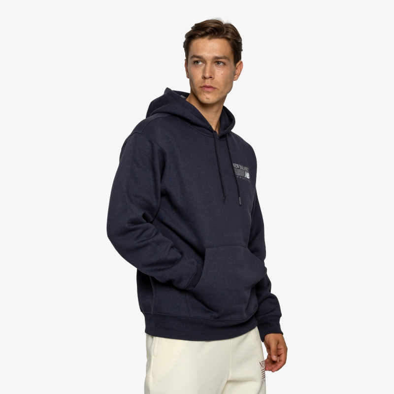 New Balance Pulóver Reimagined Fleece Hoodie 
