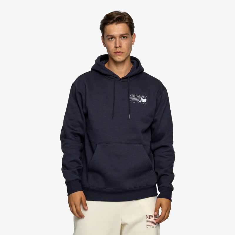 New Balance Pulóver Reimagined Fleece Hoodie 