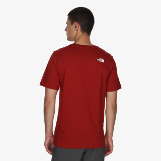 The North Face Póló M S/S EASY TEE IRON RED 