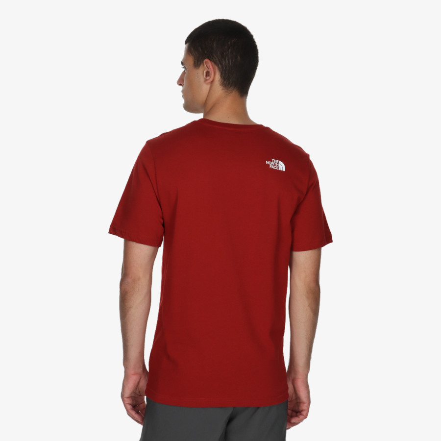 The North Face Póló M S/S EASY TEE IRON RED 