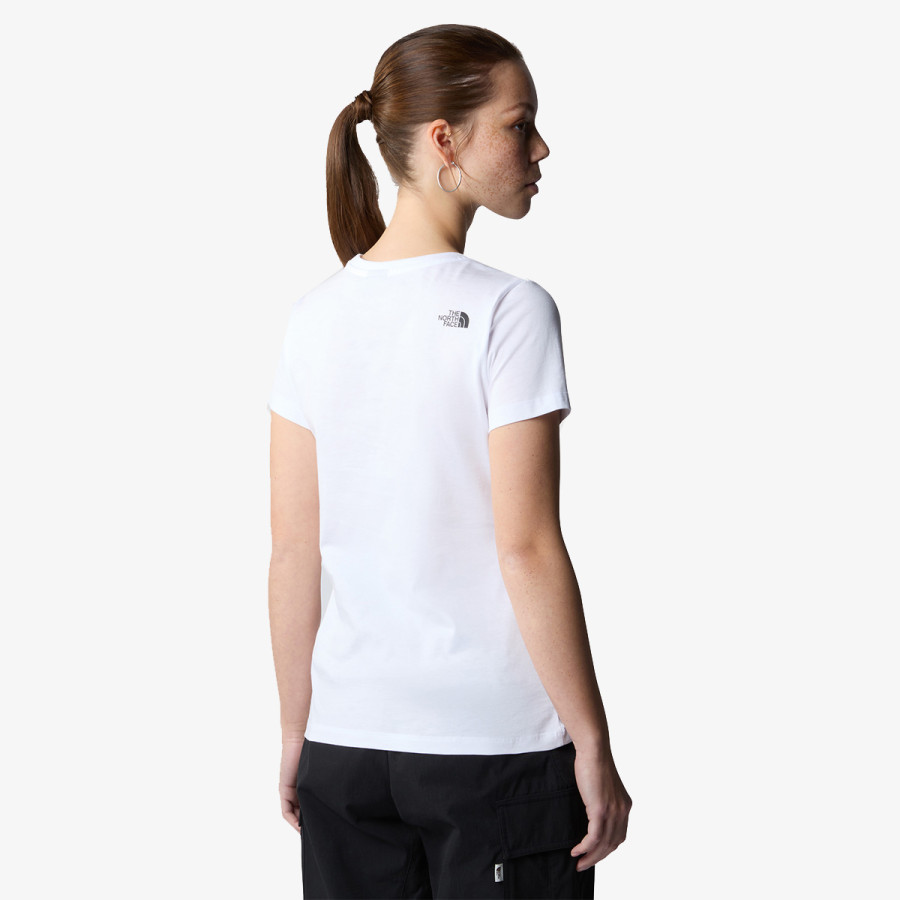 The North Face Póló W S/S EASY TEE TNF WHITE 