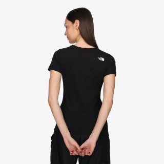 The North Face Póló W S/S EASY TEE TNF BLACK 