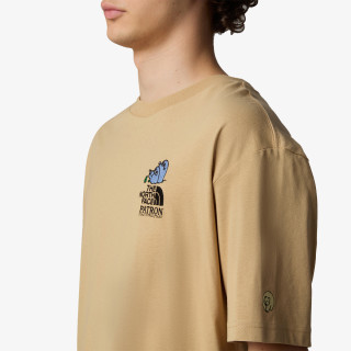 The North Face Póló U SS MOUNTAIN CLEANUP OVERSIZED TEE 