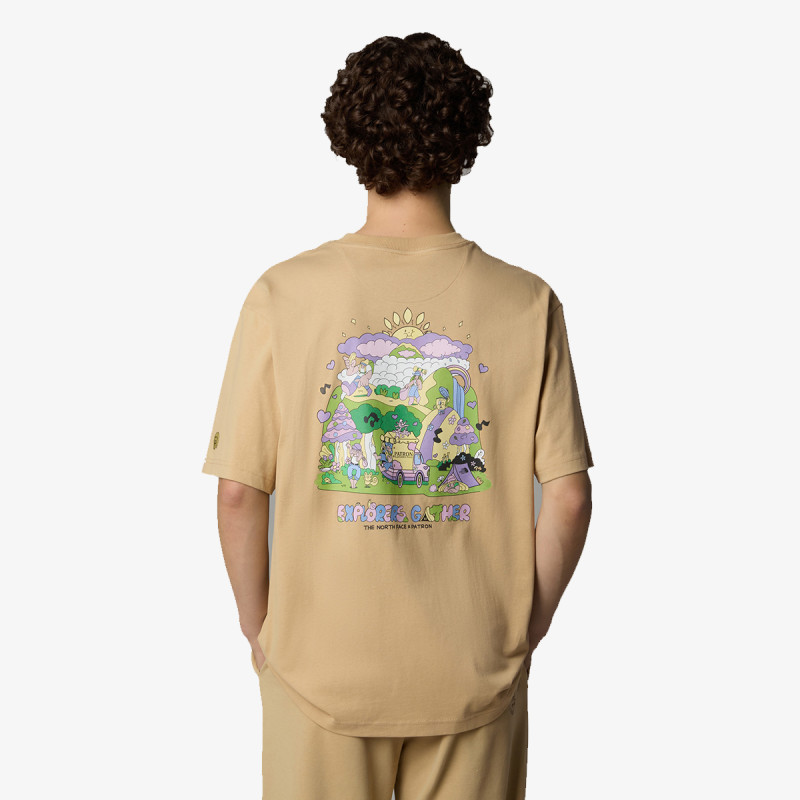 The North Face Póló U SS MOUNTAIN CLEANUP OVERSIZED TEE 