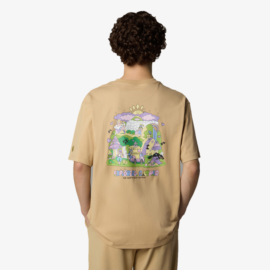 The North Face Póló U SS MOUNTAIN CLEANUP OVERSIZED TEE 