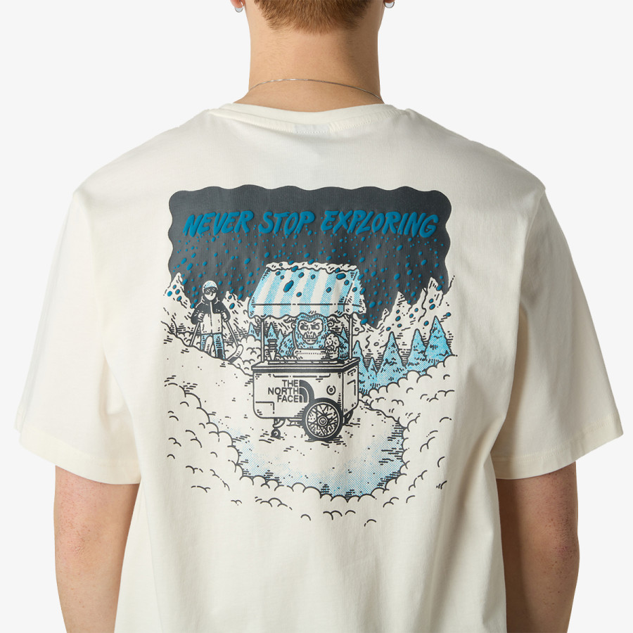 The North Face Póló U POWDER DAYS RELAXED S/S TEE-GRAPHIC 