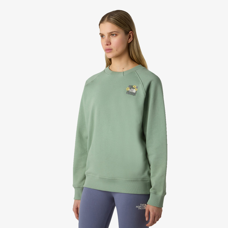 The North Face Pulóver W CONNECT RELAXED CREW SWEATSHIRT-GRAPHI 