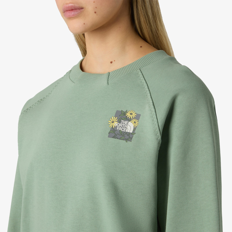 The North Face Pulóver W CONNECT RELAXED CREW SWEATSHIRT-GRAPHI 