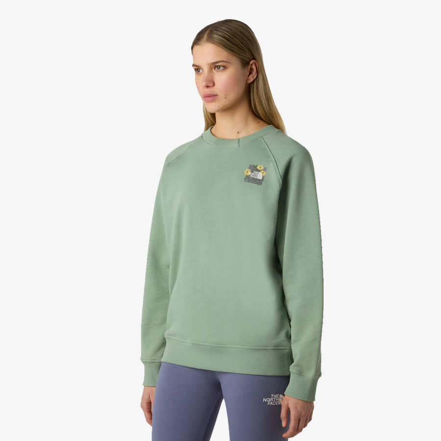 The North Face Pulóver W CONNECT RELAXED CREW SWEATSHIRT-GRAPHI 