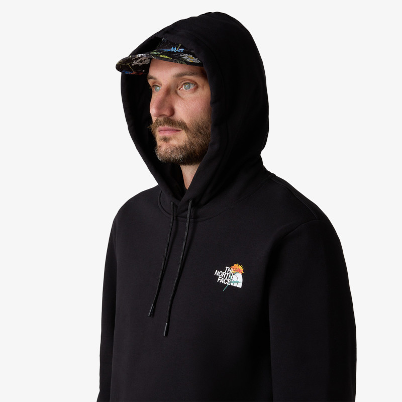 The North Face Pulóver M ALPINE FLOWER HOODED 