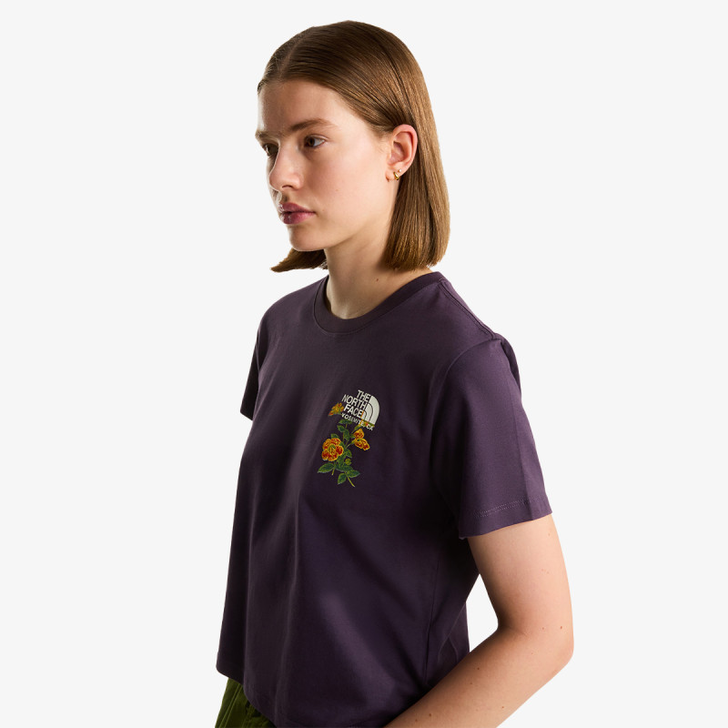 The North Face Póló FLORA EMBRO REGULAR SHORT SLEEVE TEE-G 
