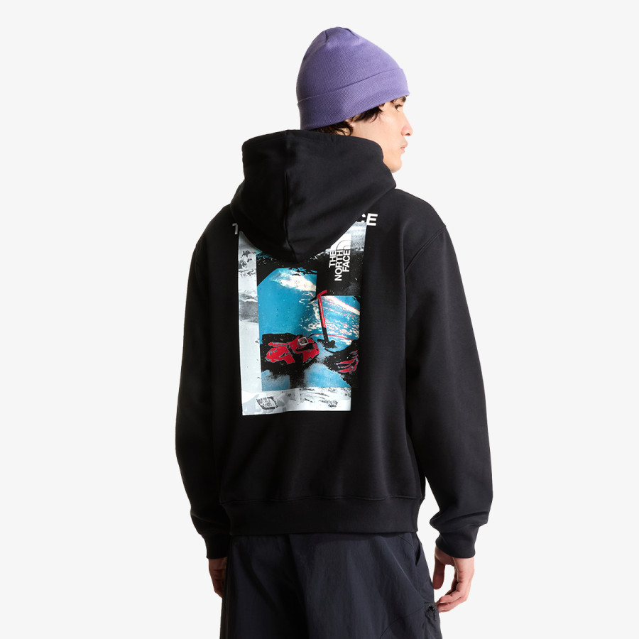 The North Face Pulóver M APEX '75 COLLAGE RELAXED HOODIE 