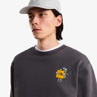 The North Face Pulóver U GEAR UP GET OUT RLX CREW-GRAPHIC 