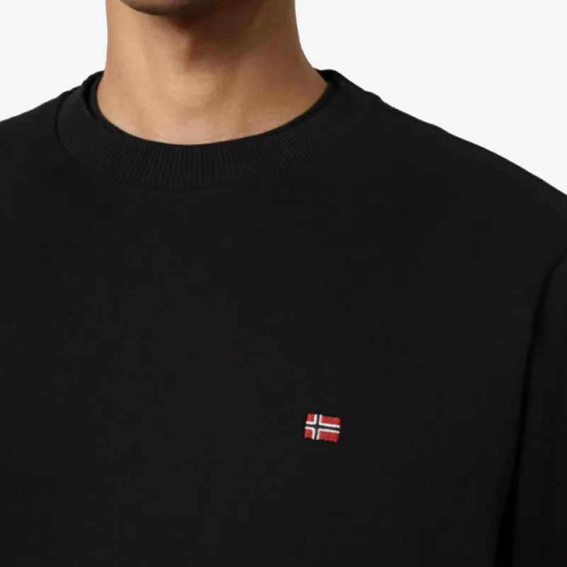Napapijri Pulóver BALIS CREW 1 BLACK 041 