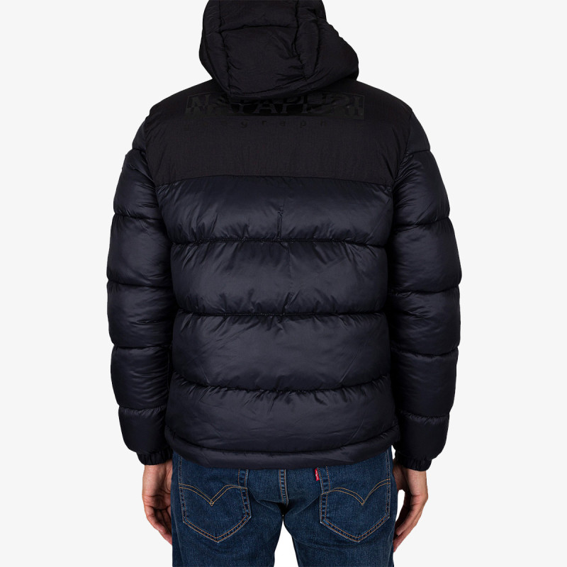 Napapijri Kabát A-HORNELEN BLACK 041 