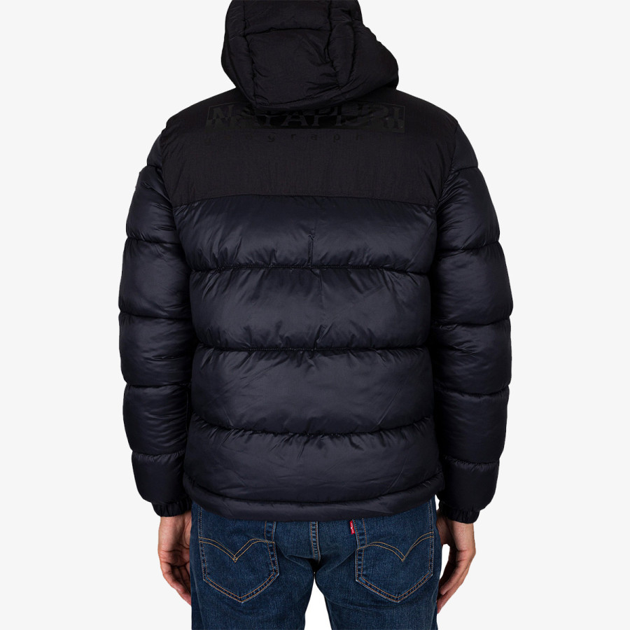 Napapijri Kabát A-HORNELEN BLACK 041 