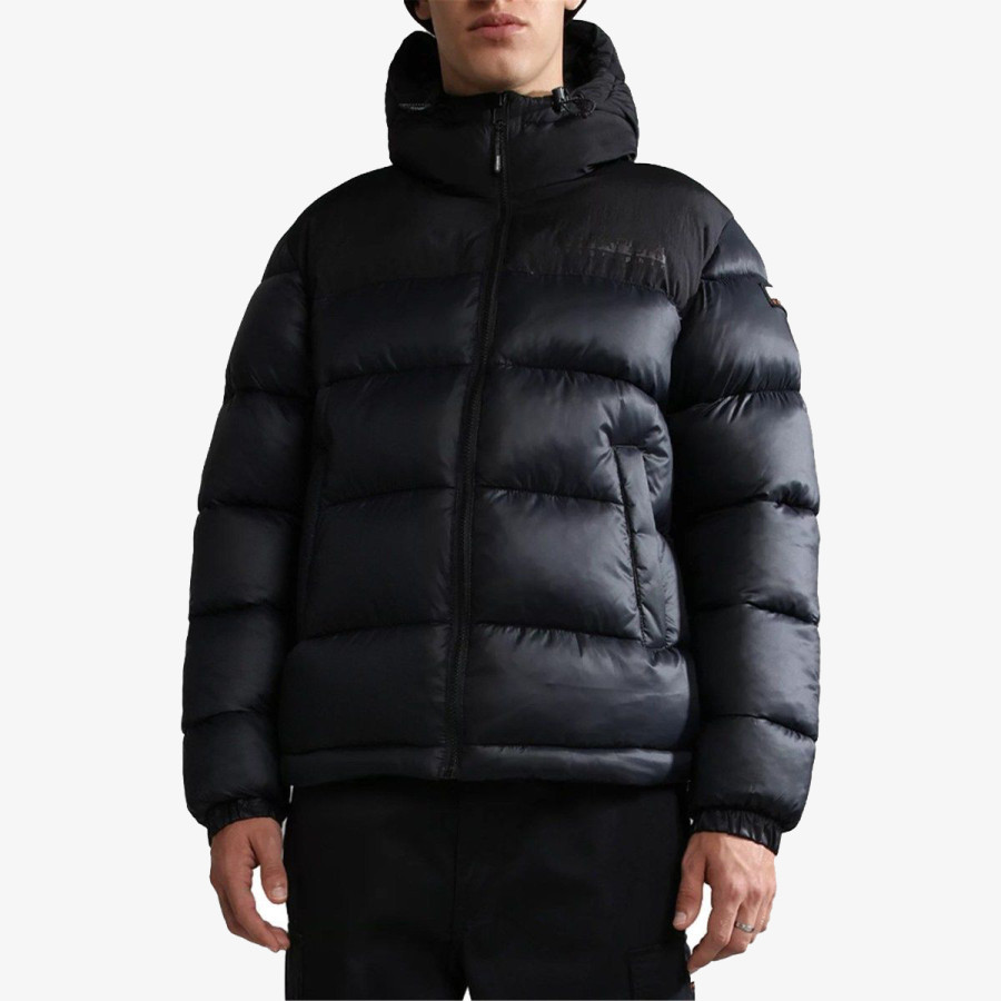 Napapijri Kabát A-HORNELEN BLACK 041 