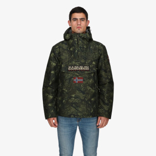 Napapijri Kabát RAINFOREST PKT PRT 2 CAMO GREEN FBN 