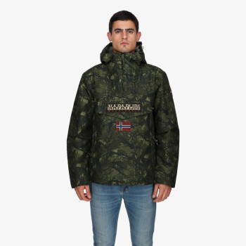 Napapijri Kabát RAINFOREST PKT PRT 2 CAMO GREEN FBN 