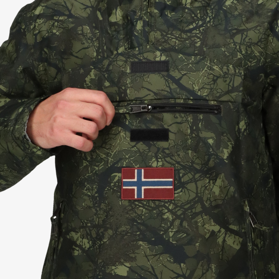 Napapijri Kabát RAINFOREST PKT PRT 2 CAMO GREEN FBN 