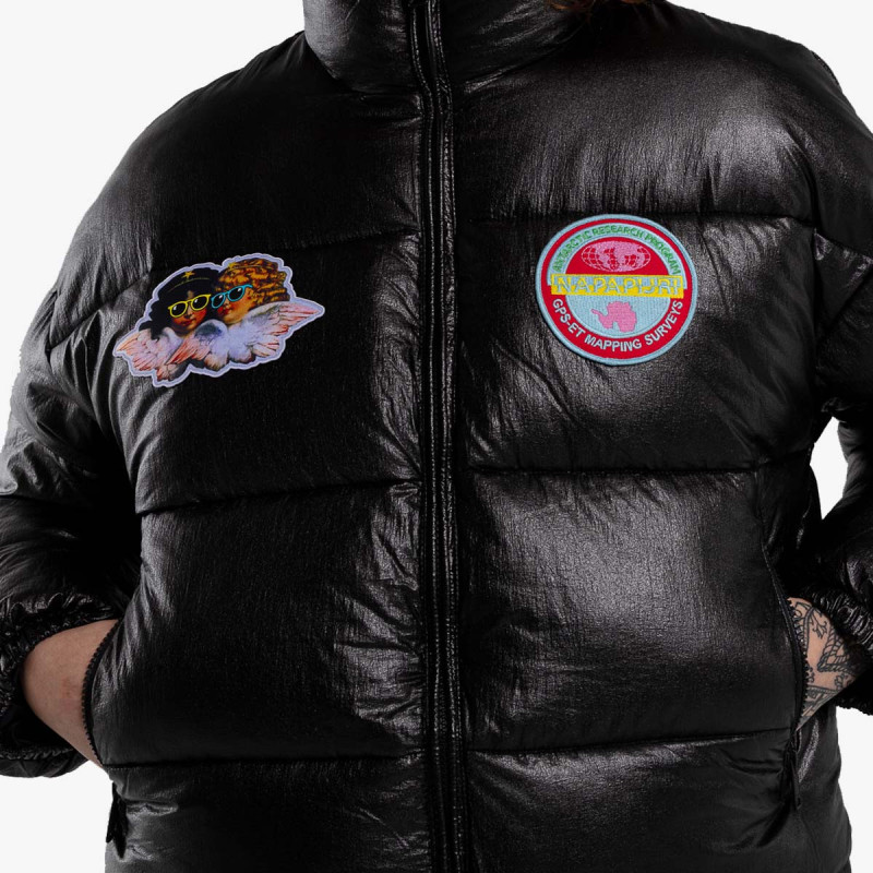 Napapijri Kabát A-FIORUCCI PUFFER W BLACK 041 