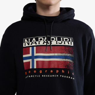 Napapijri Kapucnis pulóver B-KREIS H 041 BLACK 