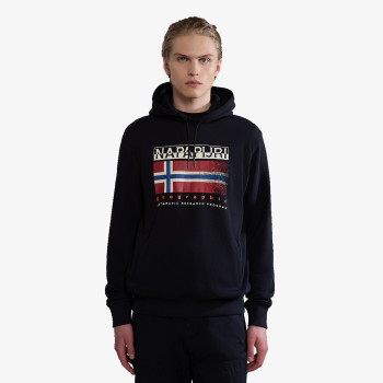 Napapijri Kapucnis pulóver B-KREIS H 041 BLACK 