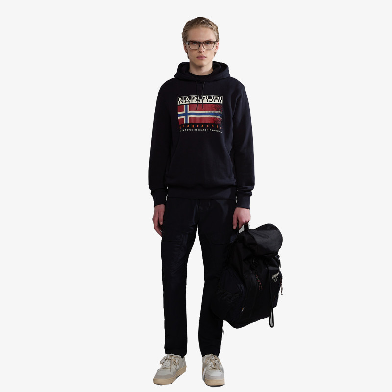Napapijri Kapucnis pulóver B-KREIS H 041 BLACK 