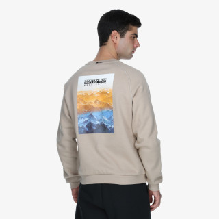Napapijri Kapucnis pulóver B-ROLLIN C N1I BEIGE ROCKY 