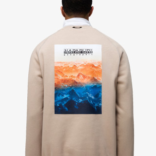Napapijri Kapucnis pulóver B-ROLLIN C N1I BEIGE ROCKY 