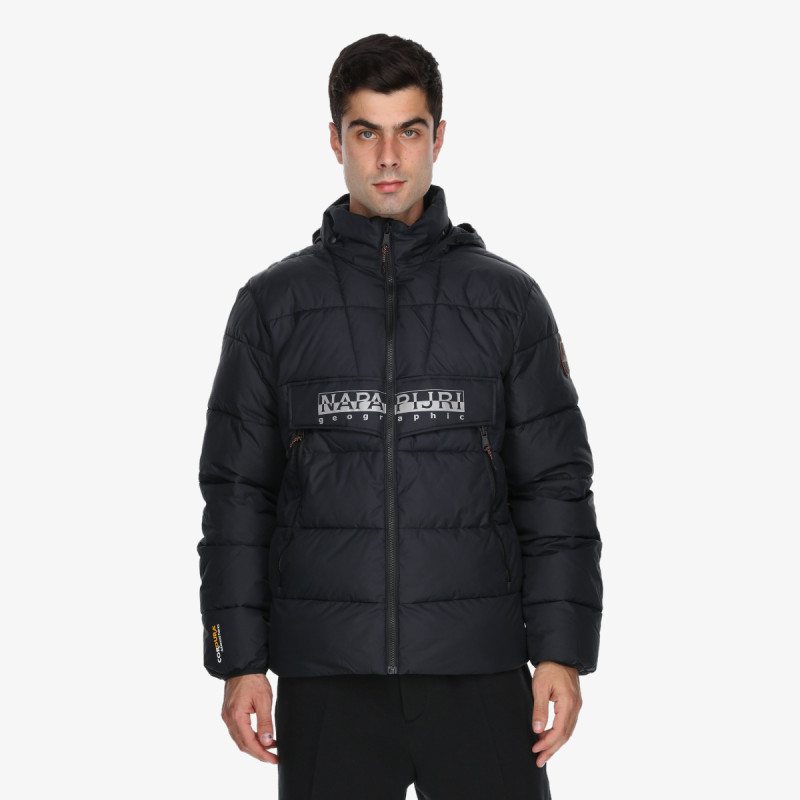 Napapijri Kabát RF PUFFER OPEN 041 BLACK 