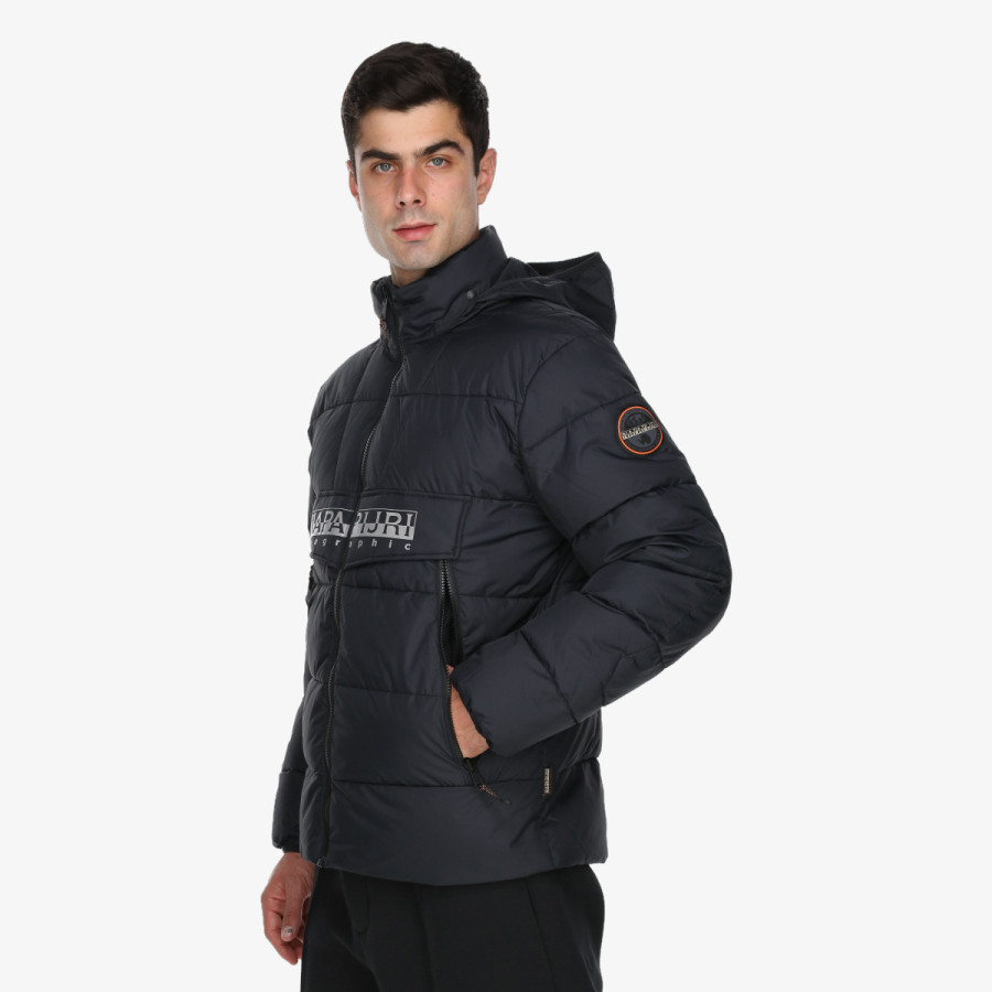 Napapijri Kabát RF PUFFER OPEN 041 BLACK 