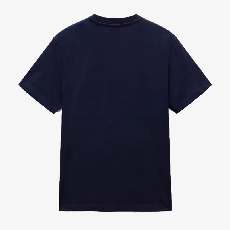Napapijri Póló S-BOX LOGO SS 176 BLU MARINE 