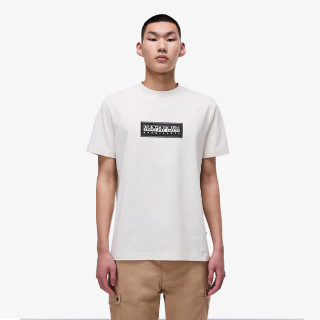 Napapijri Póló S-BOX LOGO SS N1A WHITE WHISPER 