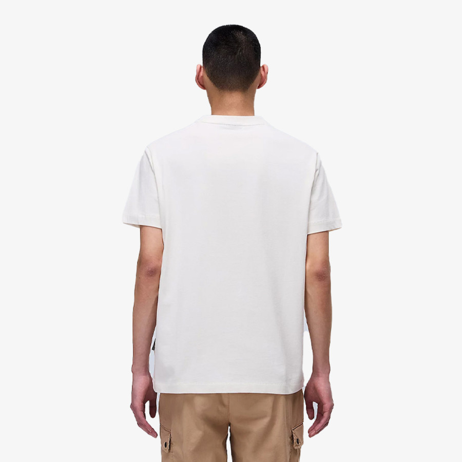 Napapijri Póló S-BOX LOGO SS N1A WHITE WHISPER 