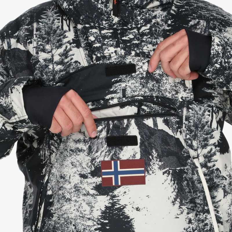 Napapijri Kabát RAINFOREST NEXT AOP F9O AOP DET TR F9O 