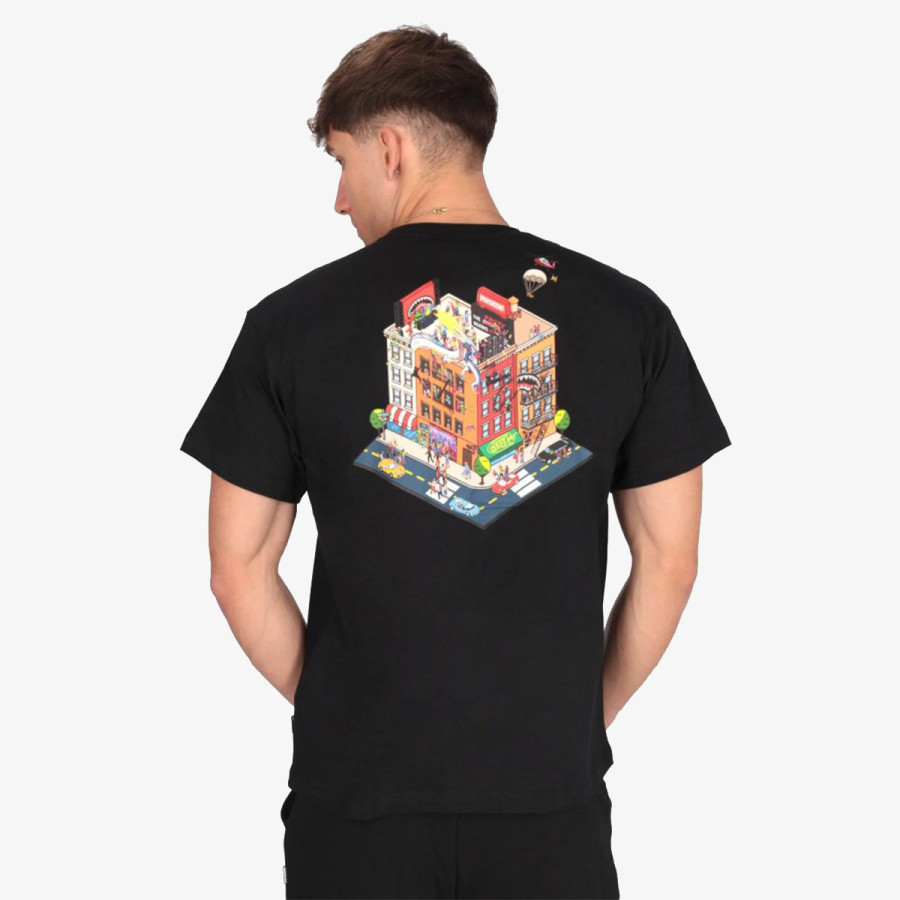 SPRAYGROUND Póló BLOCK PARTY REGULAR T-SHIRT BLK 