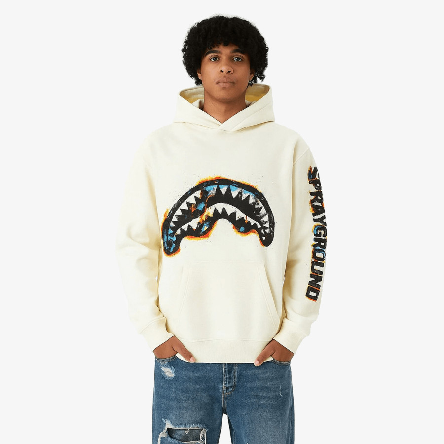 SPRAYGROUND Pulóver OXIDIZED SHARK HOODIE IVO