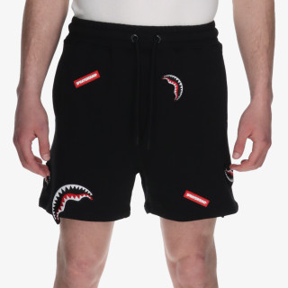 SPRAYGROUND Rövidnadrág SHARK PATCHES SHORTS BLK 