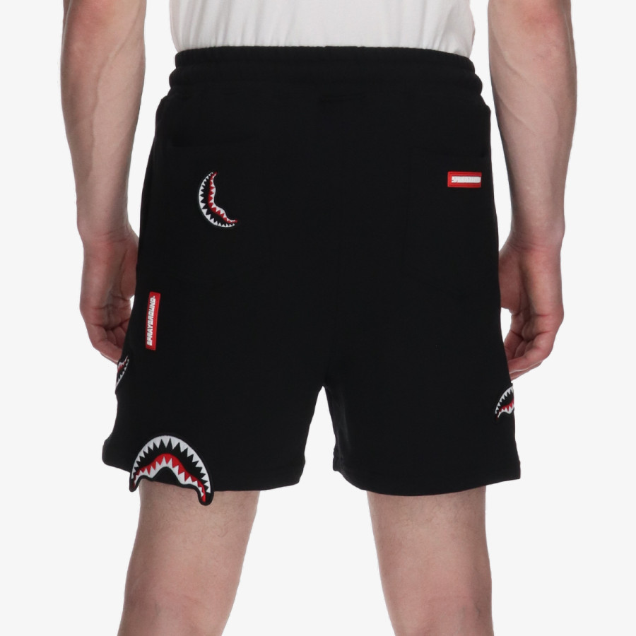 SPRAYGROUND Rövidnadrág SHARK PATCHES SHORTS BLK 