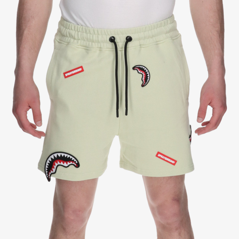 SPRAYGROUND Rövidnadrág SHARK PATCHES SHORTS SAGE 