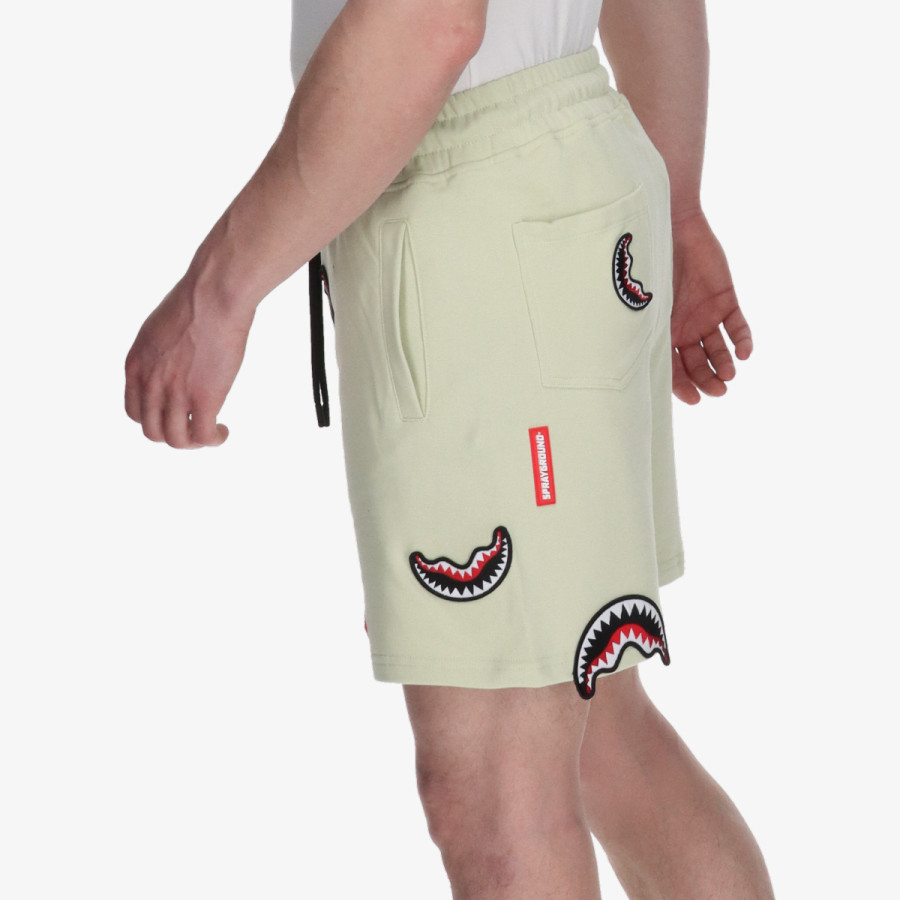 SPRAYGROUND Rövidnadrág SHARK PATCHES SHORTS SAGE 