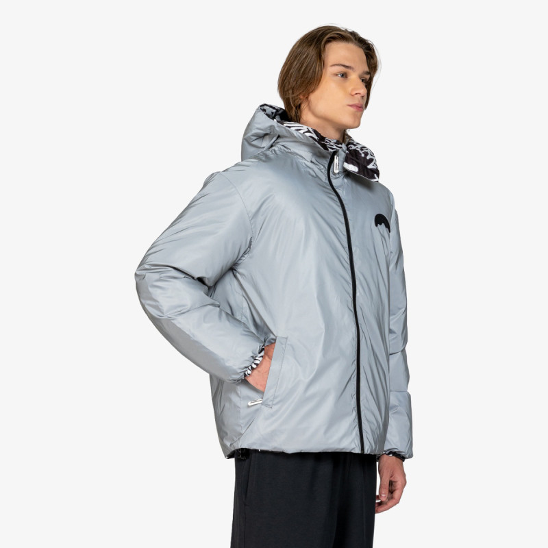SPRAYGROUND Kabát GRAFFITI REFLECTIVE DOUBLE PADDED JACKET 